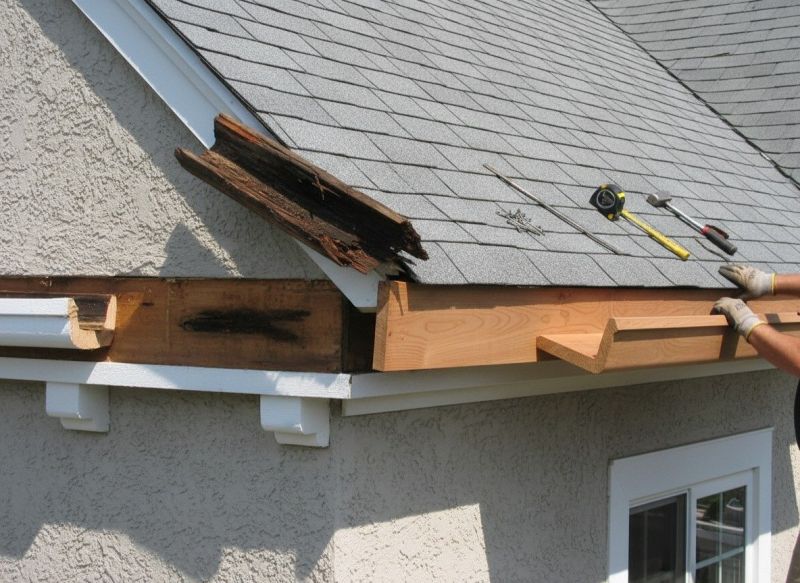 Wooden Gutter Repair